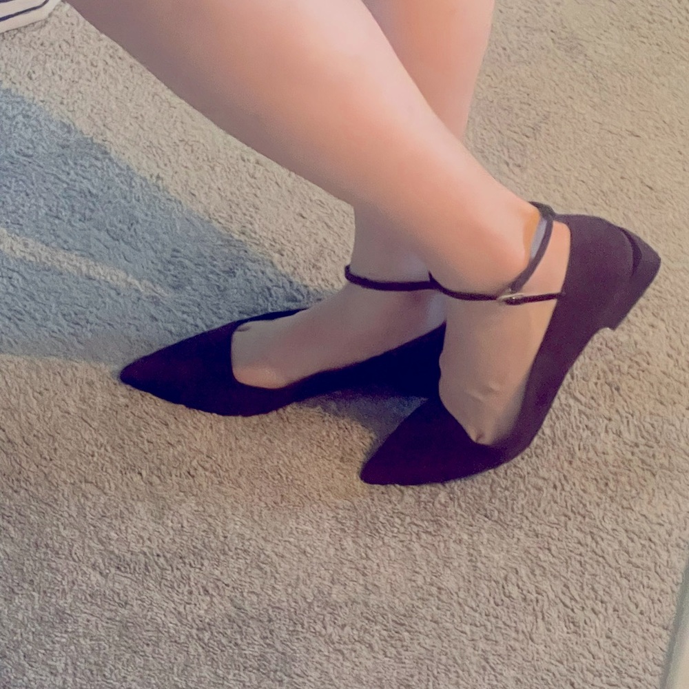 Charles & Keith Ankle Strap Flats Size 7